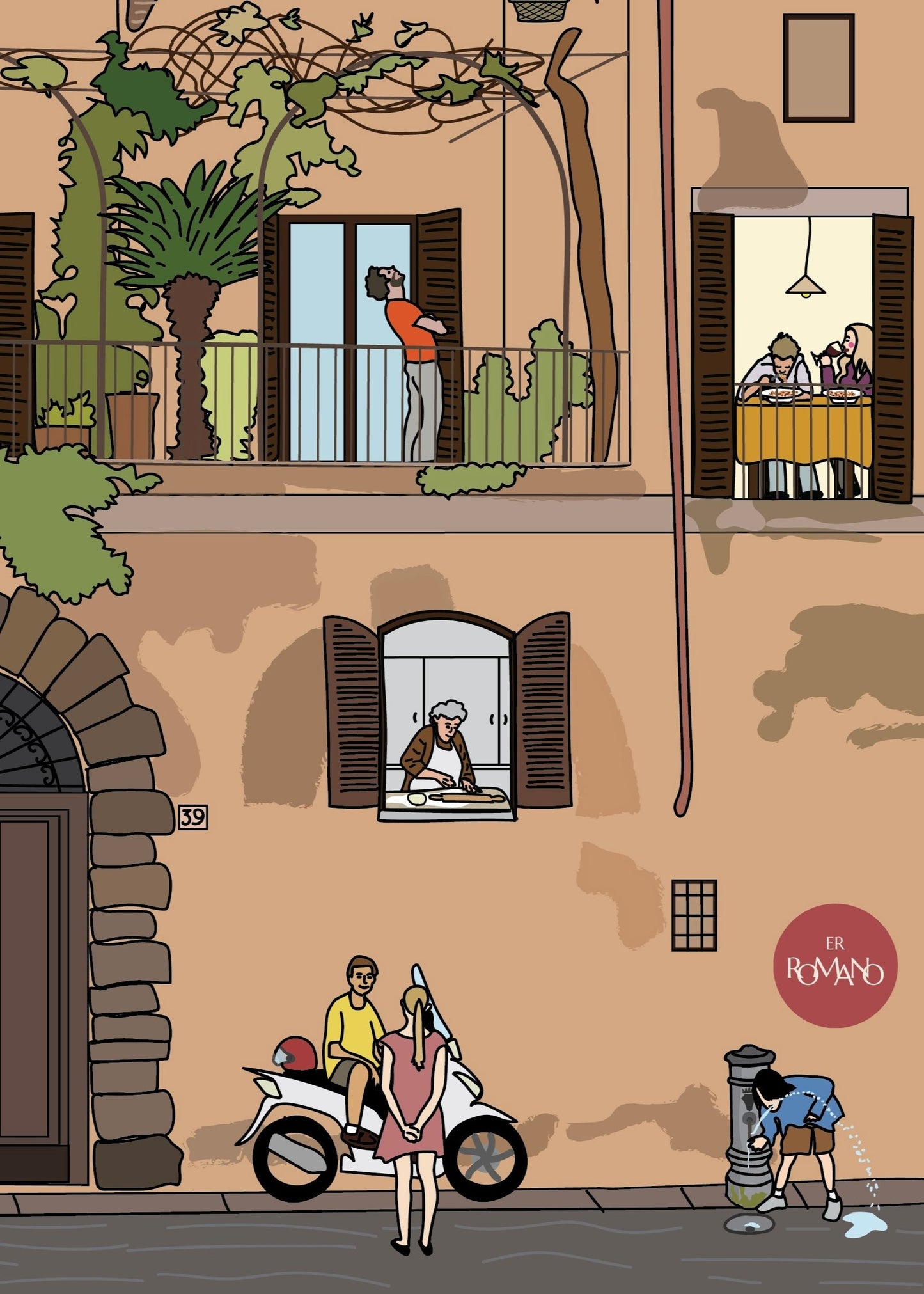 POSTER N.12 "Vita da condominio"