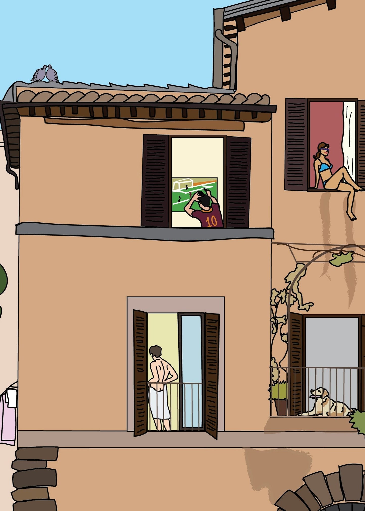 POSTER N.12 "Vita da condominio"