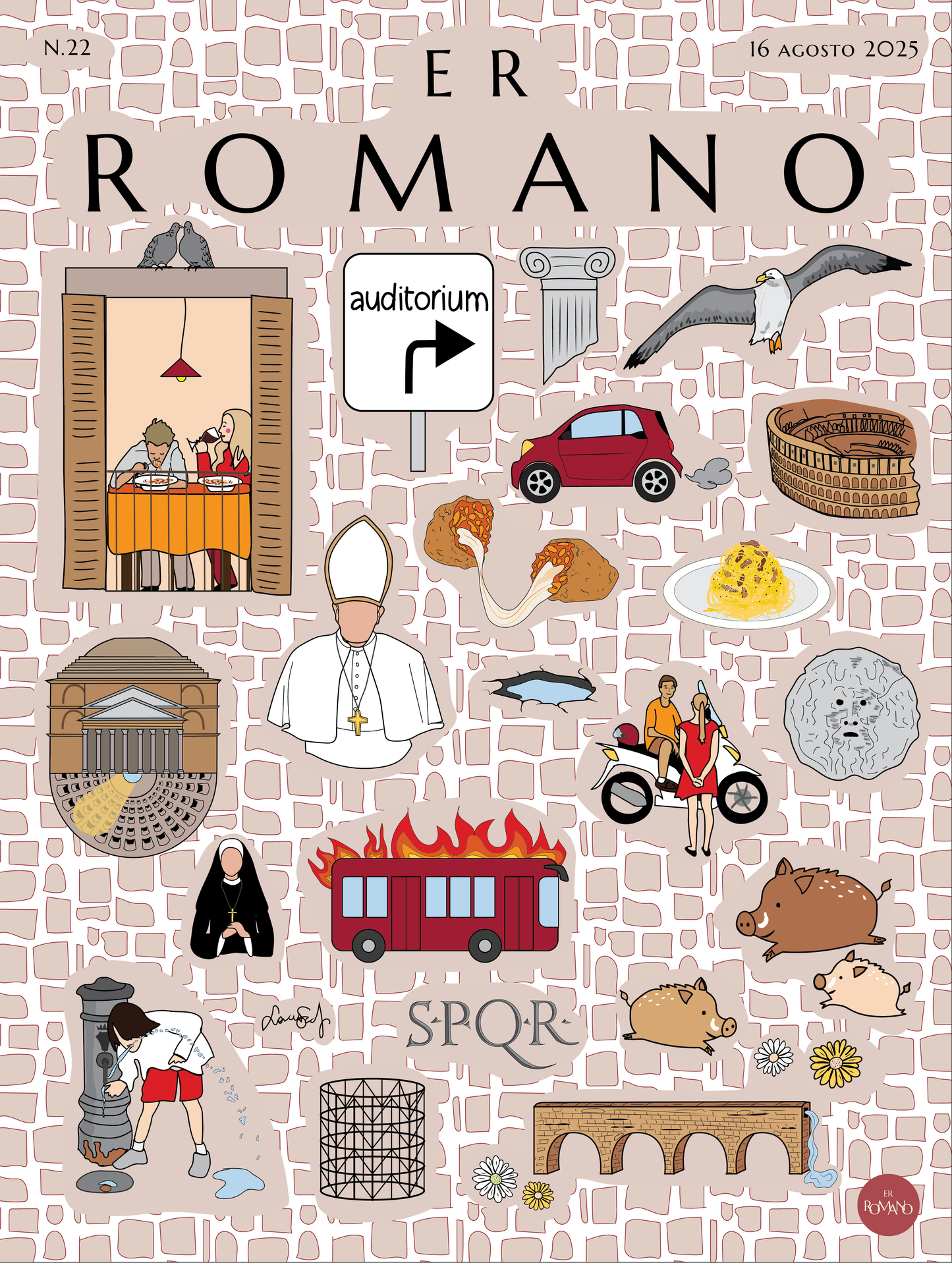 POSTER N. 22 “Simboli Romani "