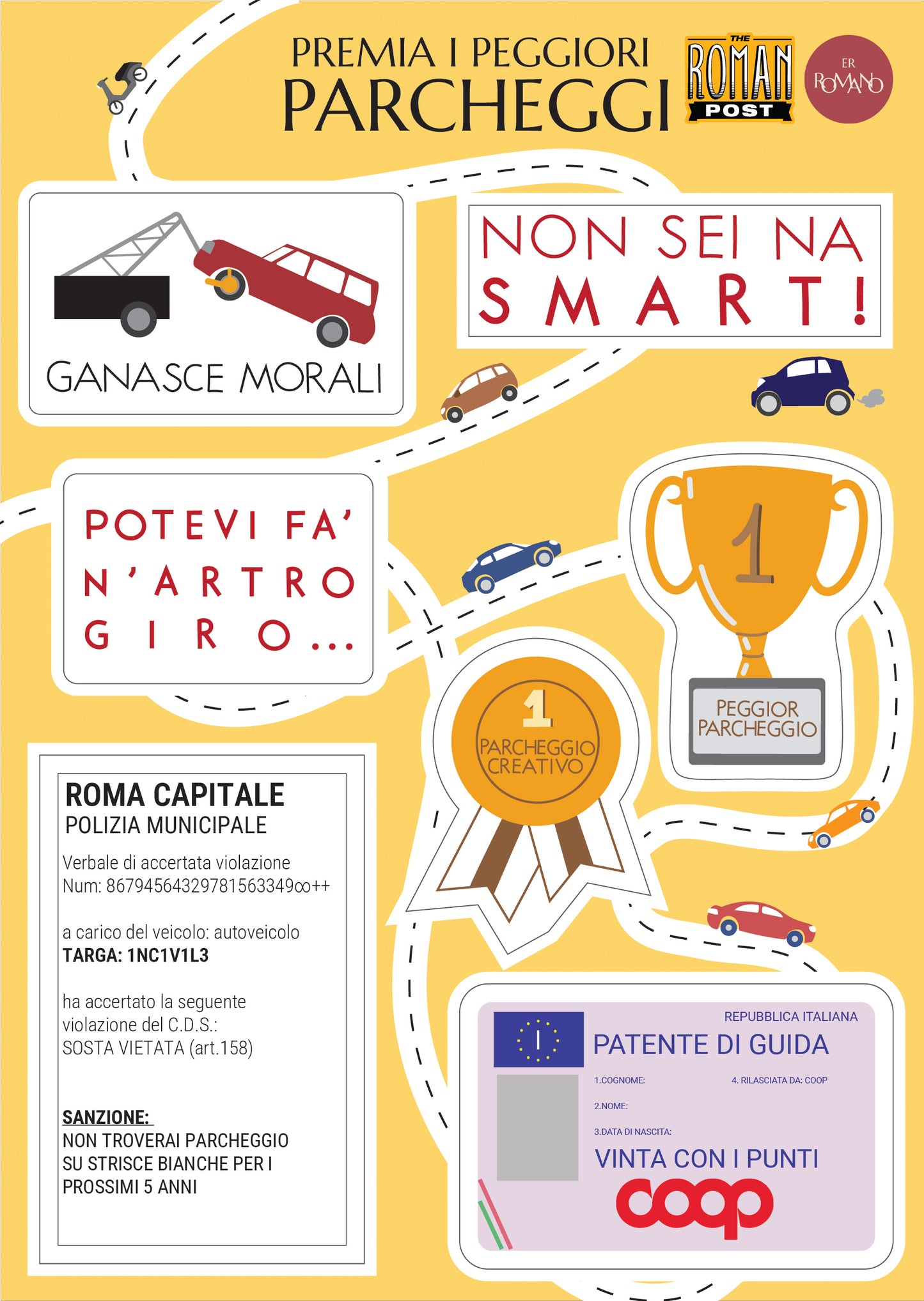 Combinazione Mappa e adesivi