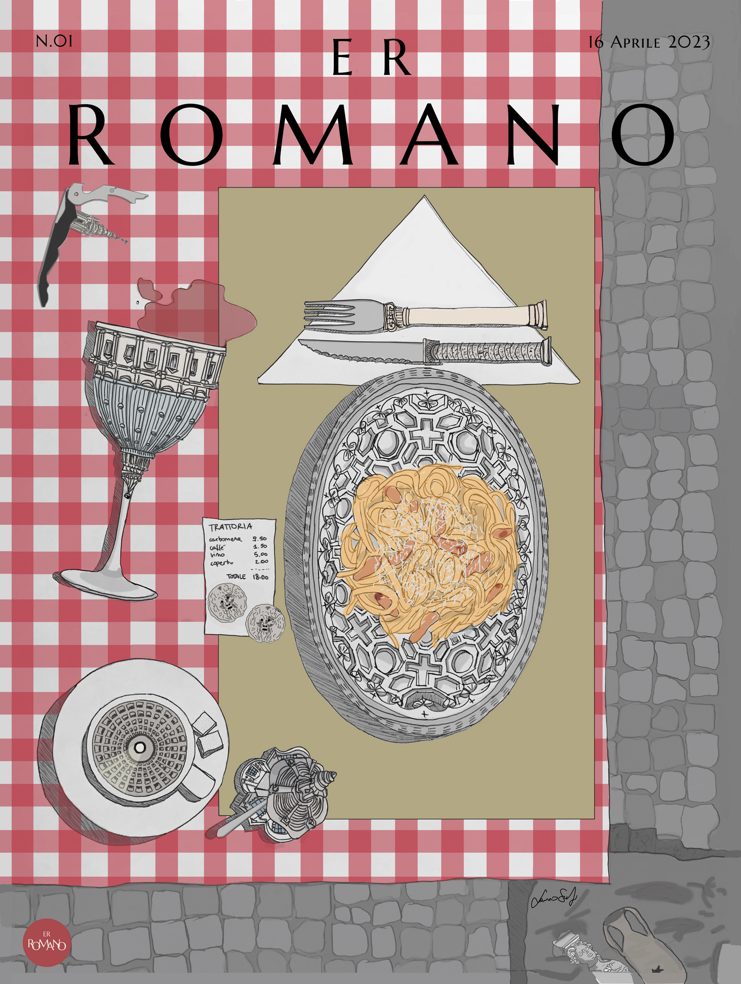 POSTER N.1 "L'arte di mangiare a tavola"