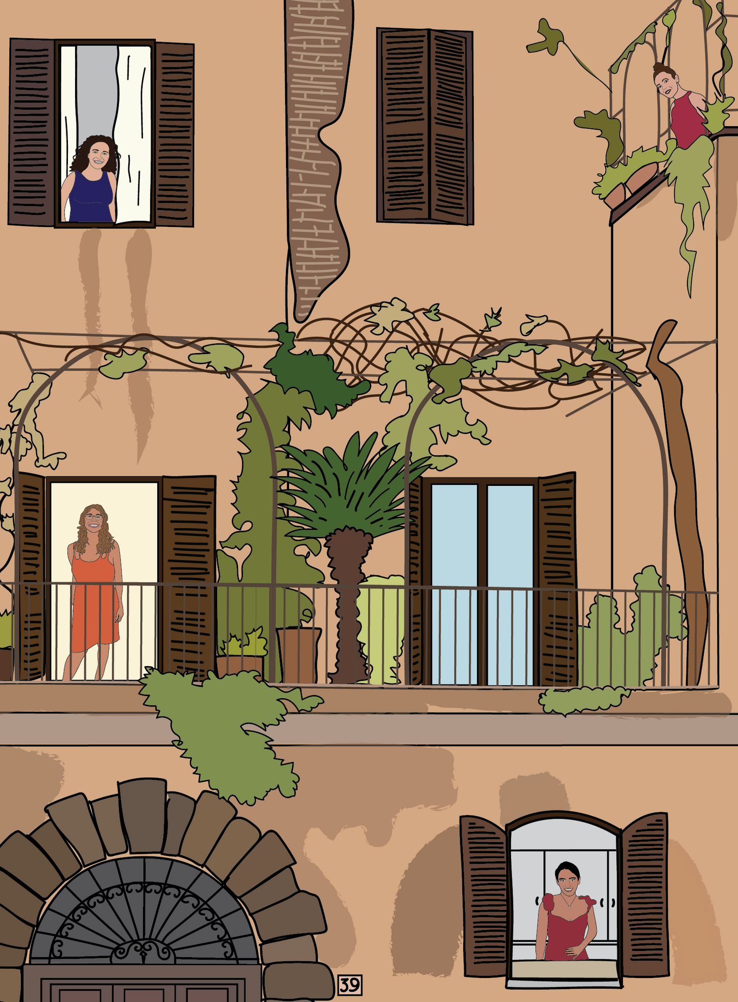 Customize your poster "Vita da condominio"