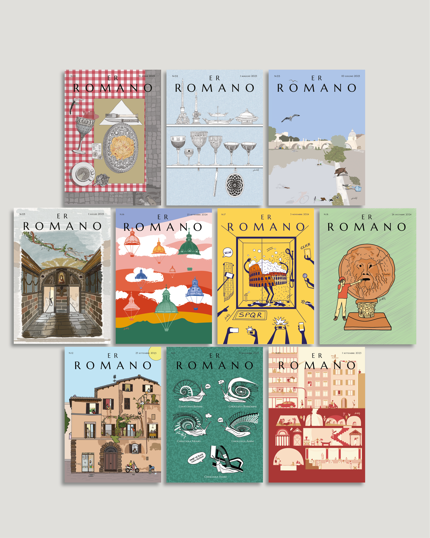 10 Postcards Er Romano
