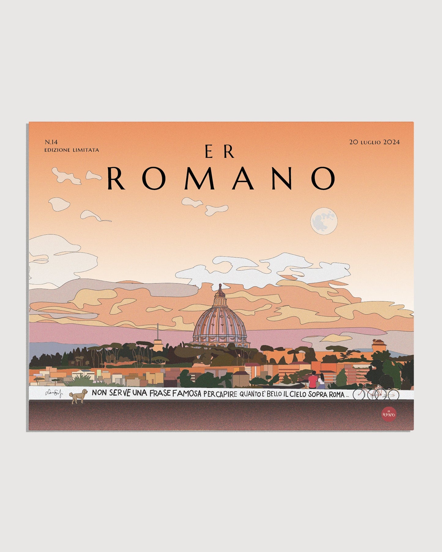 Personalizza il tuo poster "Il cielo Romano"