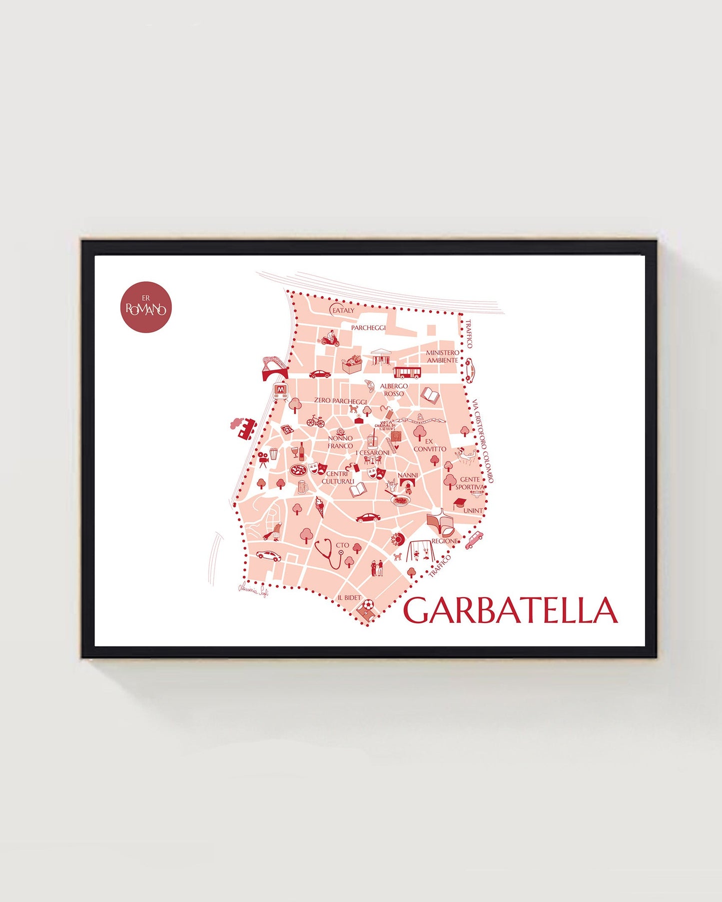 Disegno quartiere Garbatella