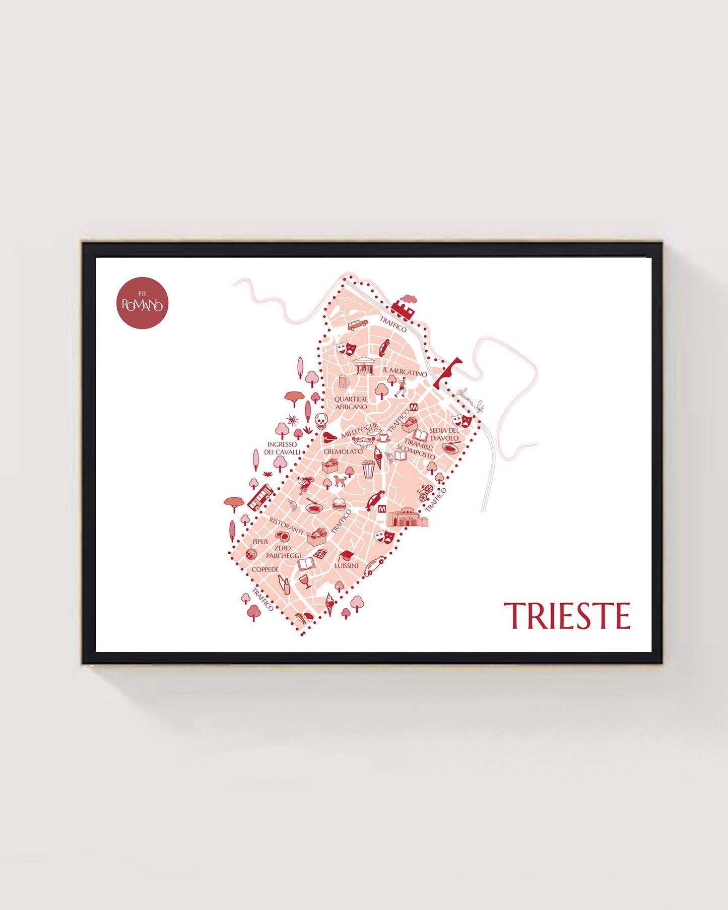 Trieste neighborhood drawing