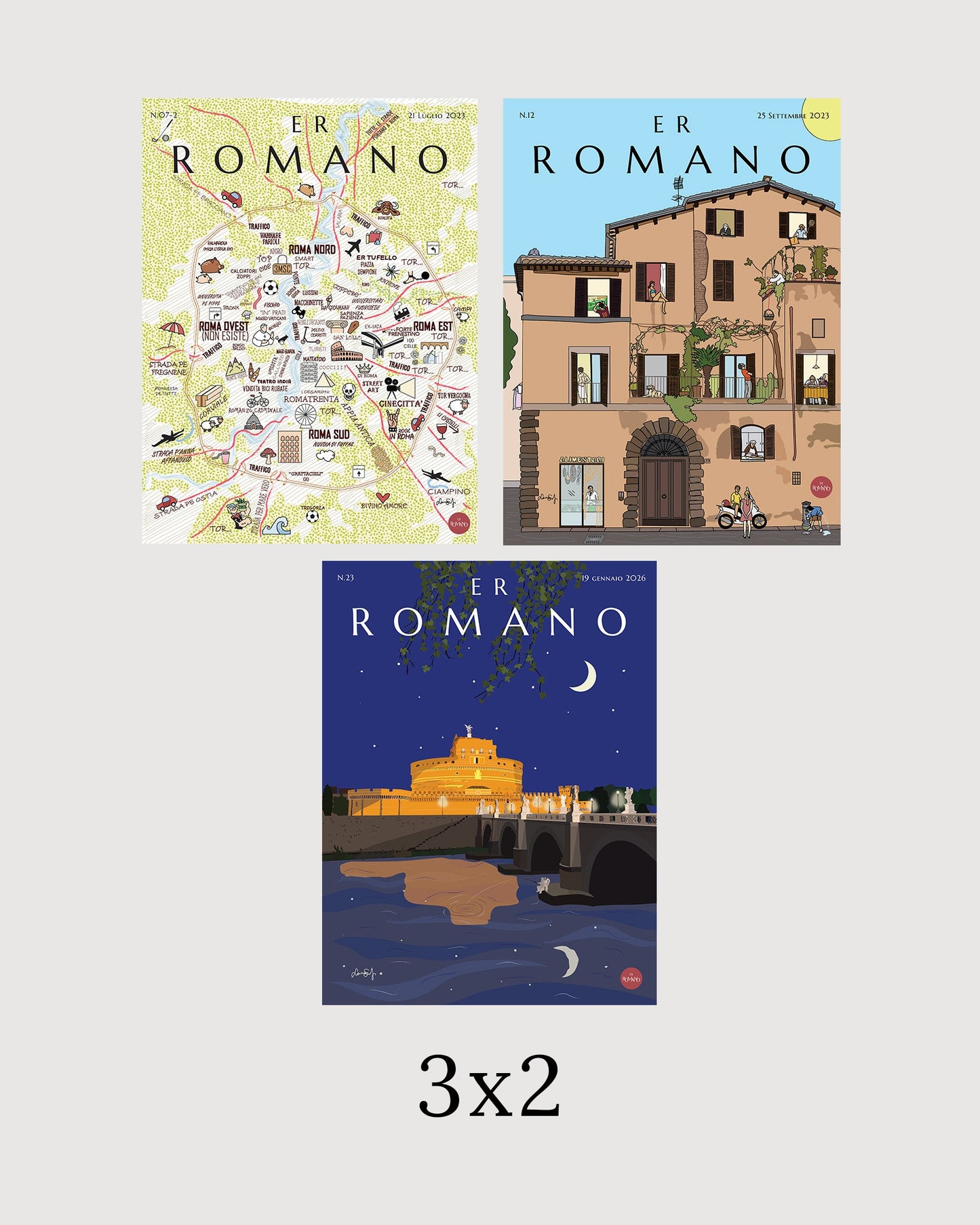 3 Poster al prezzo di 2