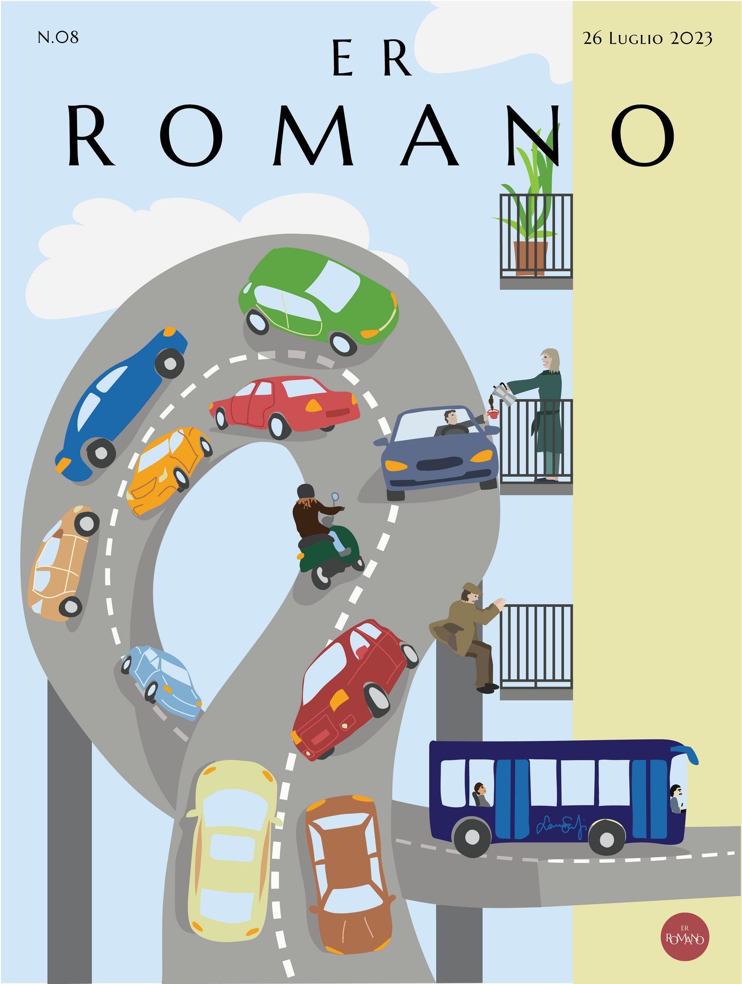 POSTER N.8 "Strade volanti"