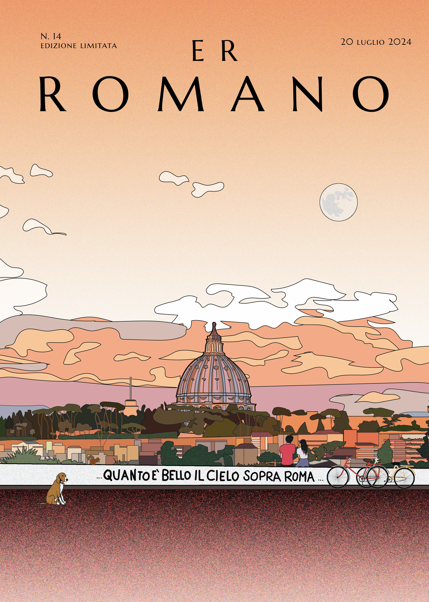 POSTER N. 14 "Il cielo Romano" Edizione Limitata