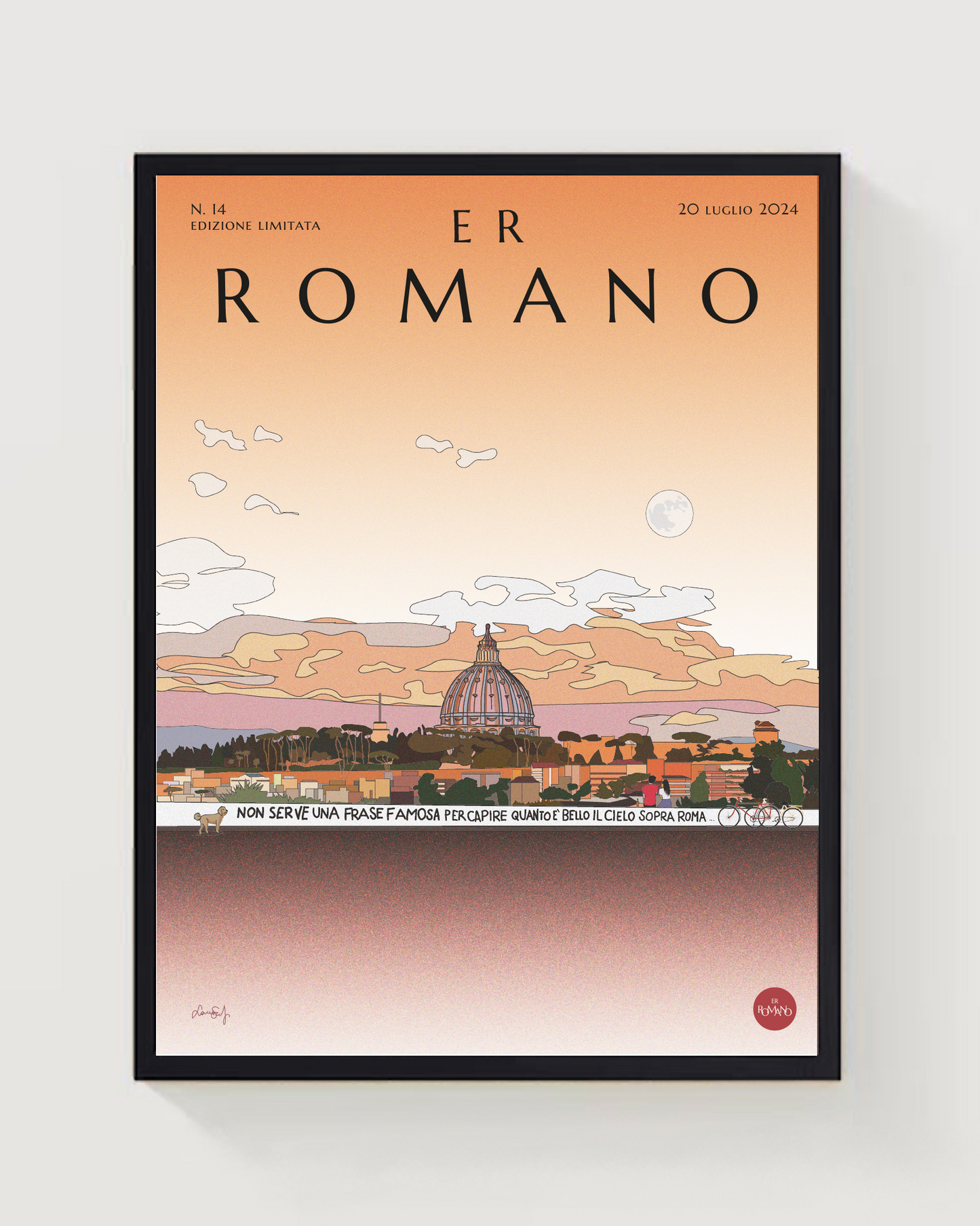 POSTER N. 14 "Il cielo Romano" Edizione Limitata