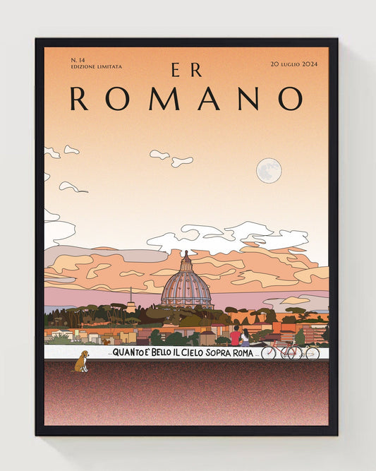 POSTER N. 14 "Il cielo Romano" Edizione Limitata